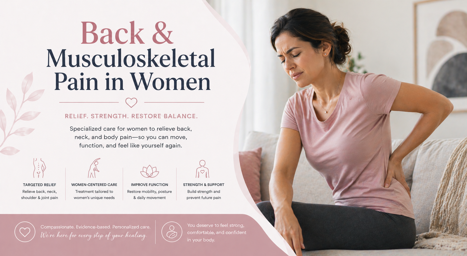 Back & Musculoskeletal Pain in Women